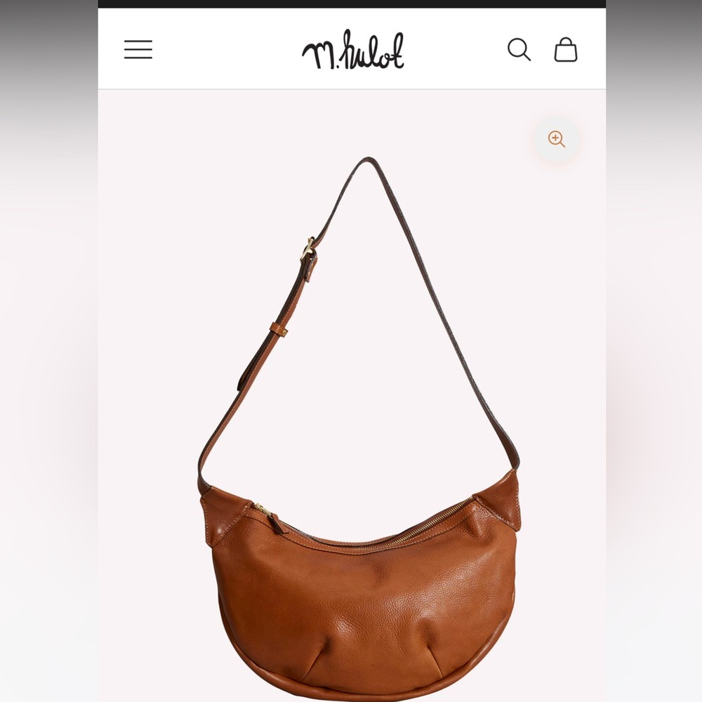 M. Hulot Crossbody leather tote bag